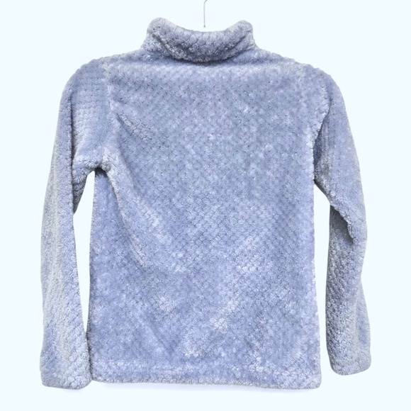 Columbia Kids Full Zip Plush Fleece Jacket Light Blue Size M 10/12 - Picture 6 of 9